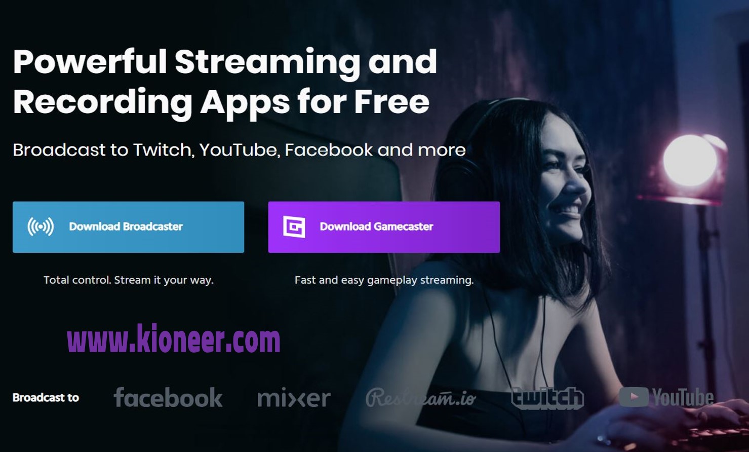 تنزيل افضل برنامج عمل بث مباشر على اليوتيوب و الفيس بوك