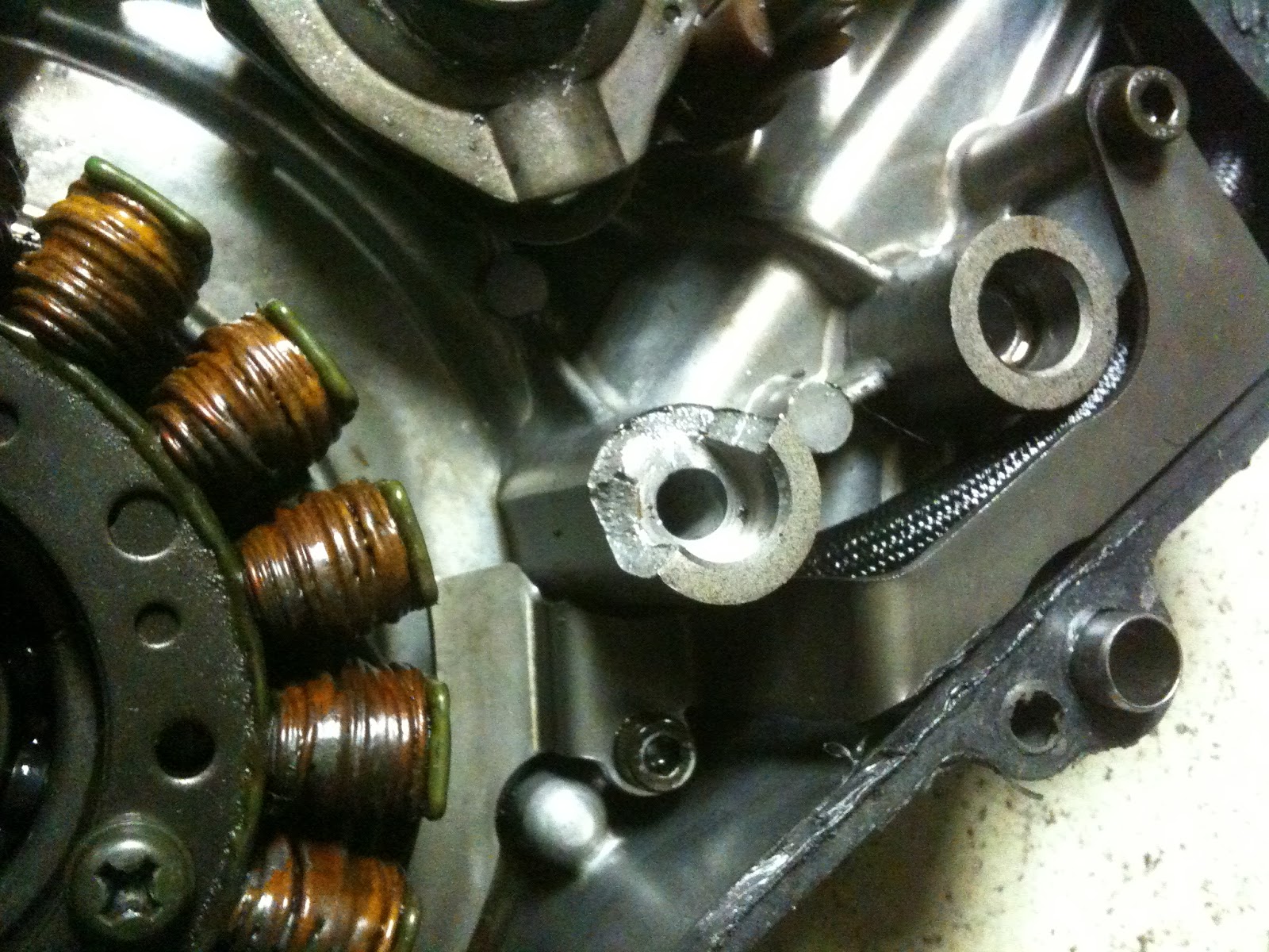 Yamaha Big Bear Rebuild Starter Idler Gears Broken Case & Cover