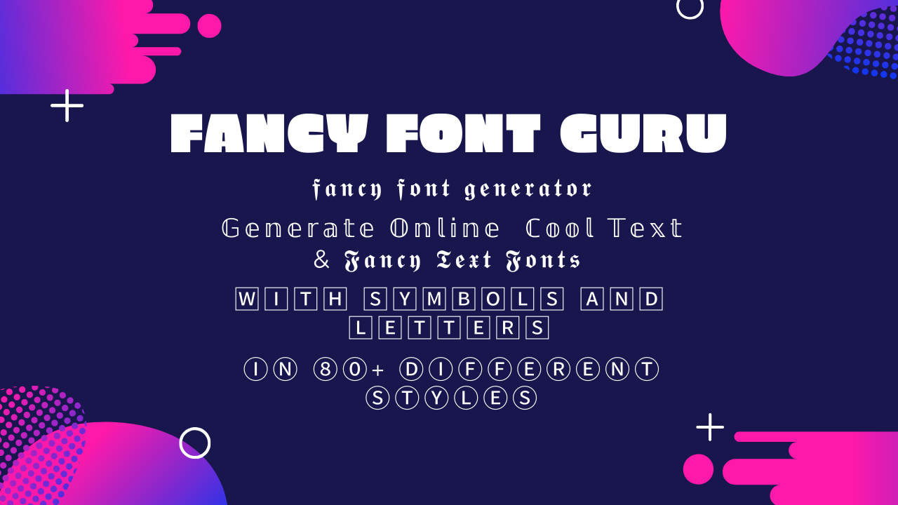 fancy Text generator