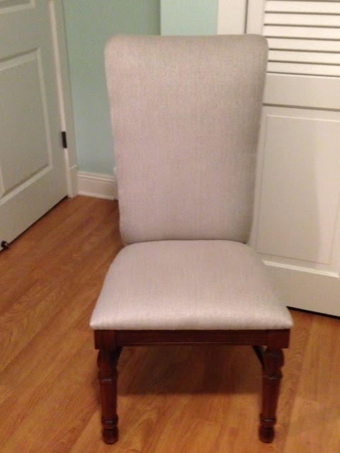 Sew Much To Give: Upholstered dining room chairs CHANGE the Space!