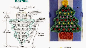 Arbol de Navidad tejido al crochet / patrones gratis