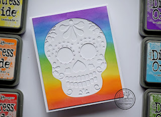 Sugar skull card
