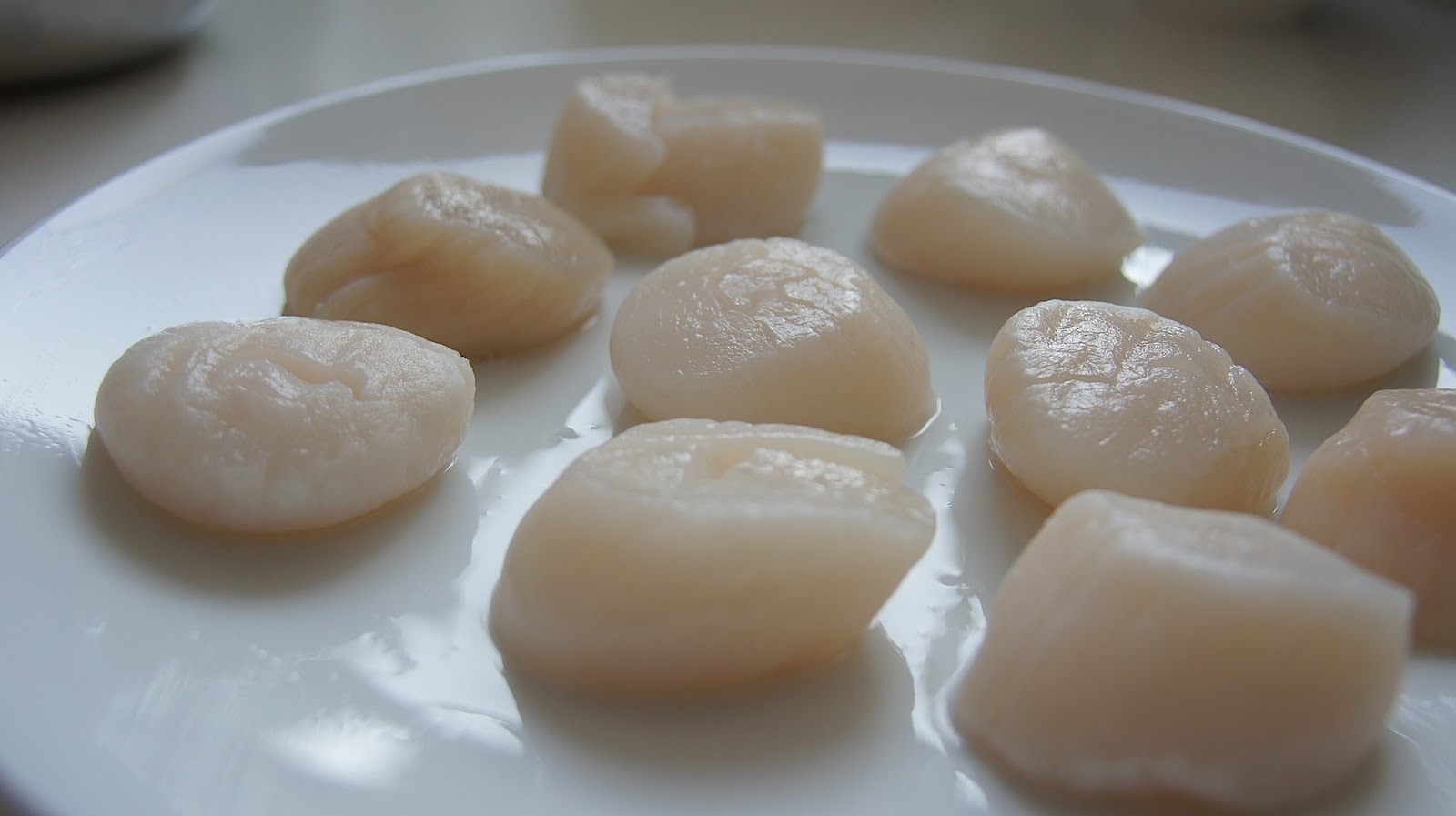 Chef and Sommelier Pan Seared Scallop served with mushroom in mirin