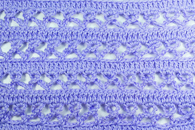 2 - Crochet Imagen Puntada combinada de baretas y cadenas a crochet y ganchillo por Majovel Crochet