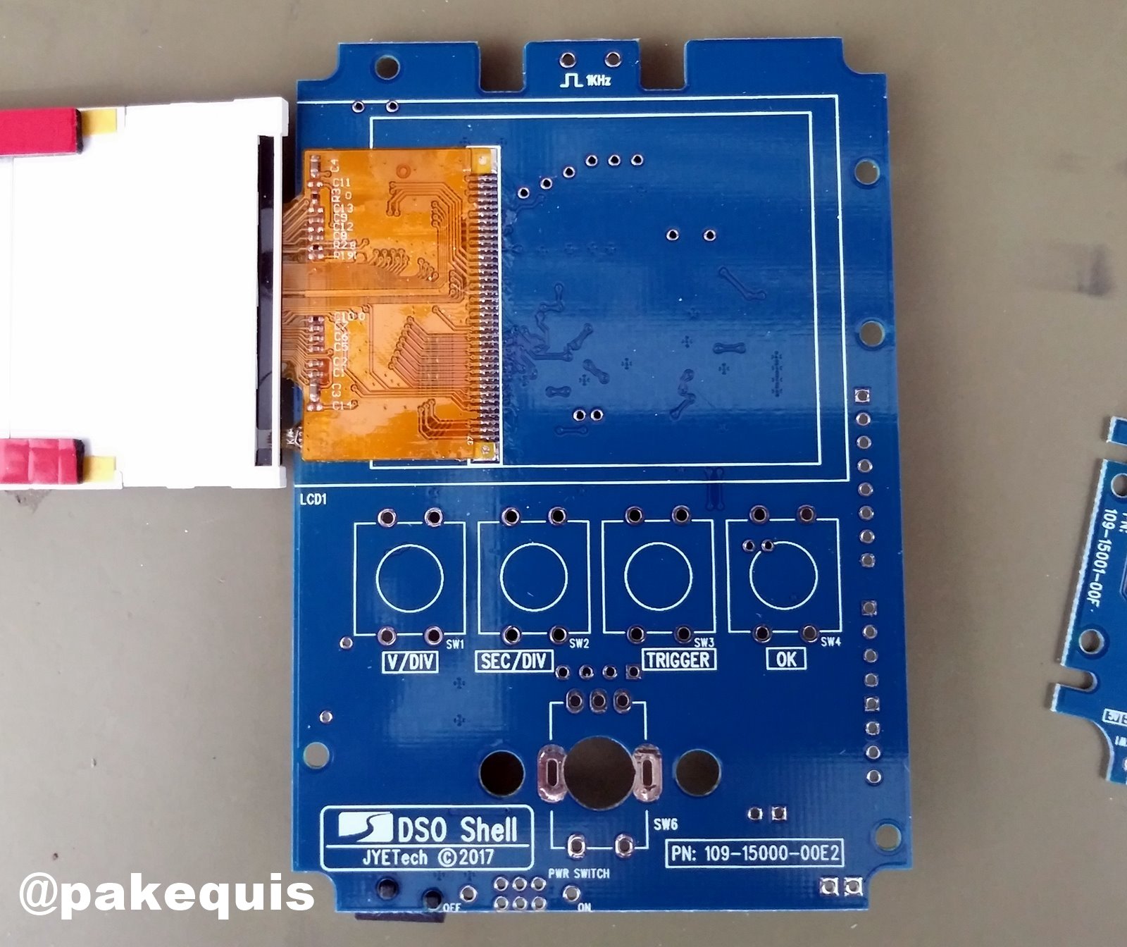 Pakéquis: Montando um osciloscópio de bolso JYE Tech DSO Shell DSO-150