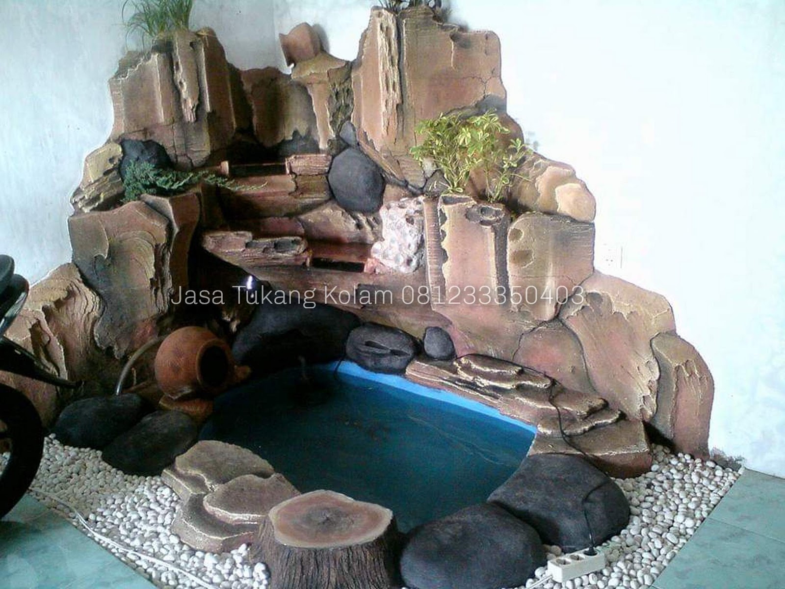 JASA PEMBUATAN KOLAM DEKORASI TEBING AIR TERJUN DAN AIR