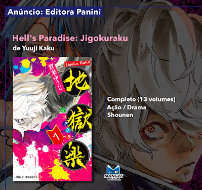 Panini anuncia a publicação de Hell's Paradise: Jigokuraku