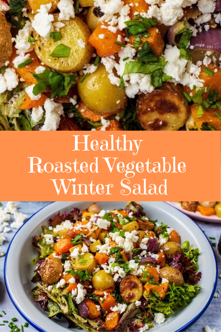Healthy Roasted Vegetable Winter Salad
