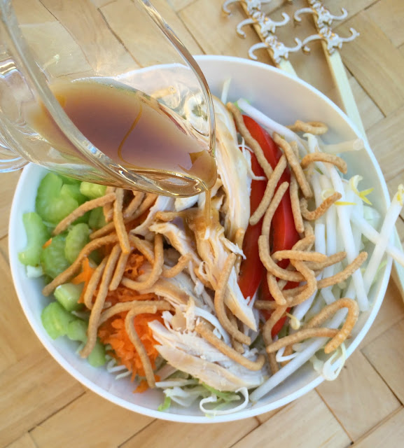 Chopped Chop Suey Salad Recipe - Perfect healthy and delicious alternative to Chinese Chicken Salad and so fun for Chinese New Year | www.jacolynmurphy.com