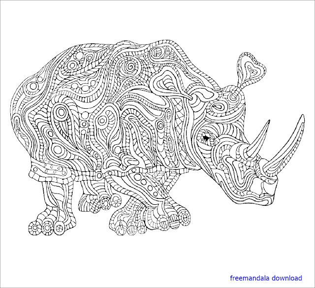 Nashorn Mandala Free Mandala Nashorn Mandala Free Mandala