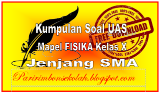 dijelaskan bahwa penilaian pendidikan adalah proses pengumpulan dan pengolahan informasi u Soal UAS Fisika Kelas X Jenjang SMA