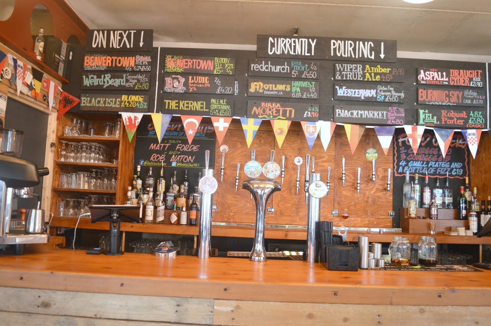 Summer at the Bottle Shop Bar & Kitchen, Newcastle New Girl in Toon