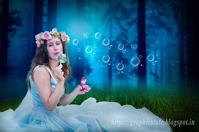 Dream Girl Photomanipulation In Photoshop