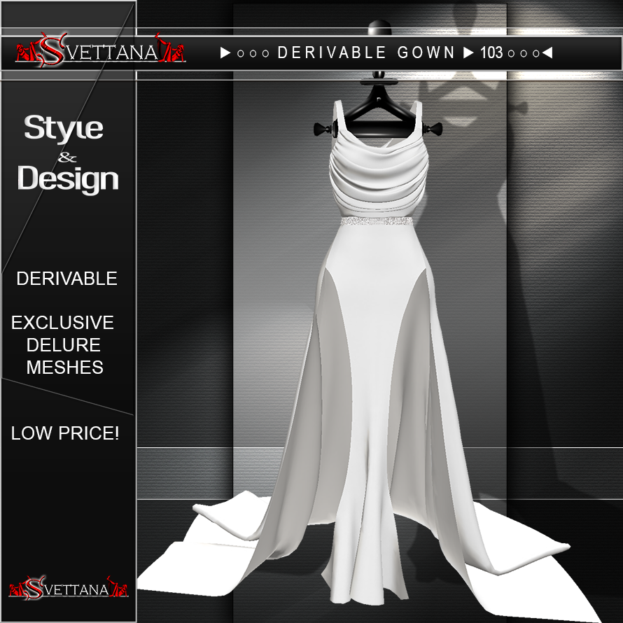 DERIVABLE GOWN 103 - SVETTANA SHOP