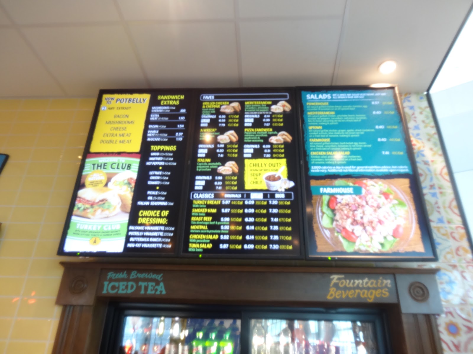 Miquelli's Amerikablog Restaurant Potbelly Sandwich Shop Houston, Texas