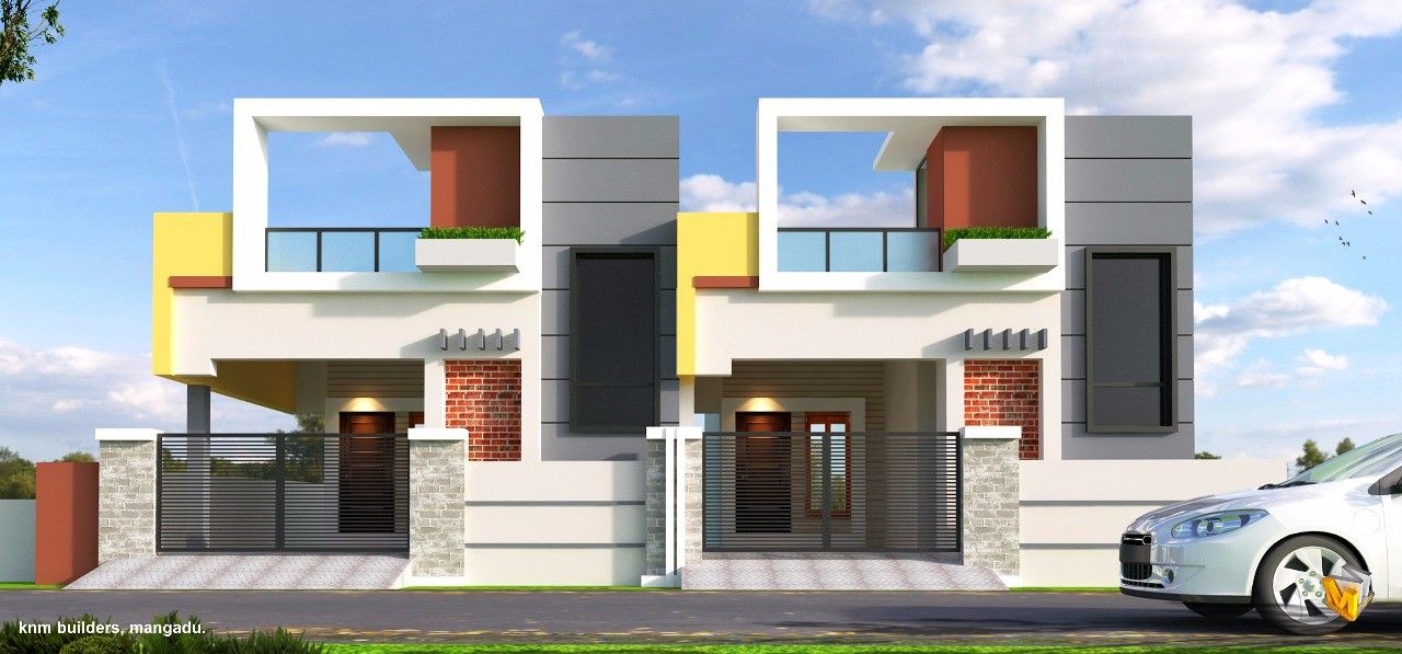 Archplanest Online House Design Consultants Row House Elevation Designs