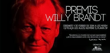 PREMIO WILLY BRANDT A LA COHESIÓN SOCIAL PLATAFORMAS EN DEFENSA LEY DE DEPENDENCIA, 24 de enero