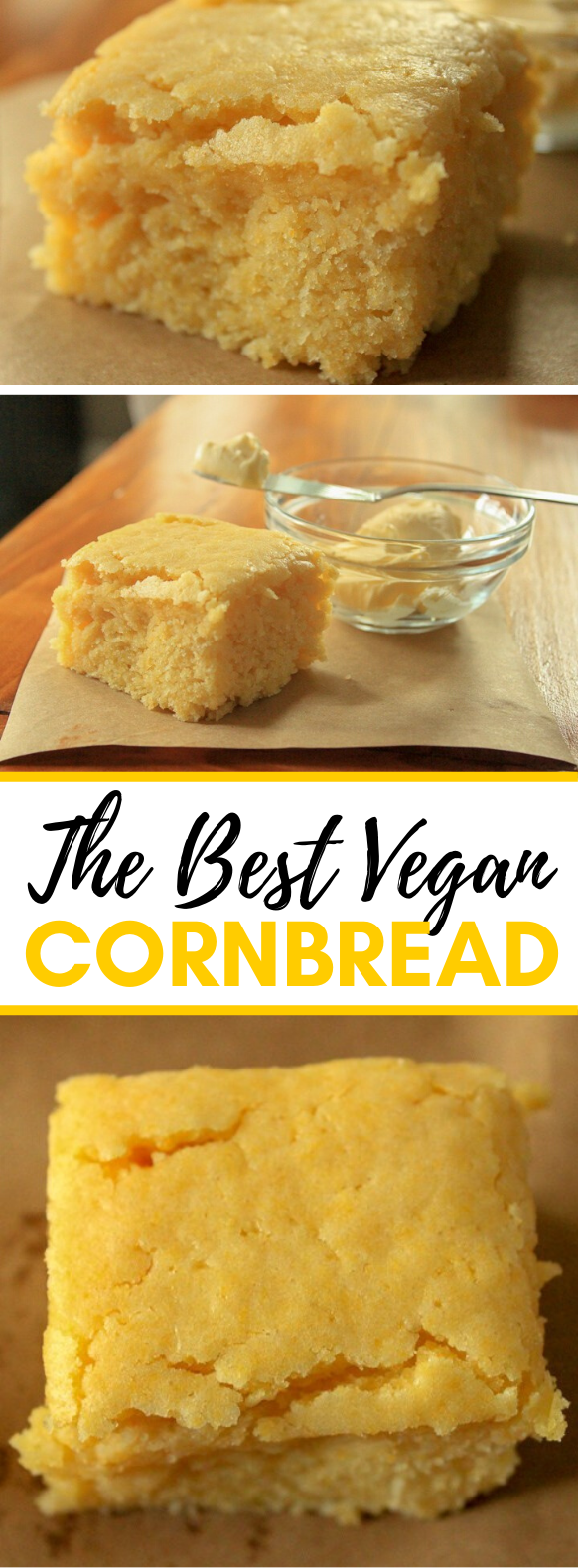 THE BEST VEGAN CORNBREAD #vegetarian #baking THE BEST VEGAN CORNBREAD #vegetarian #baking