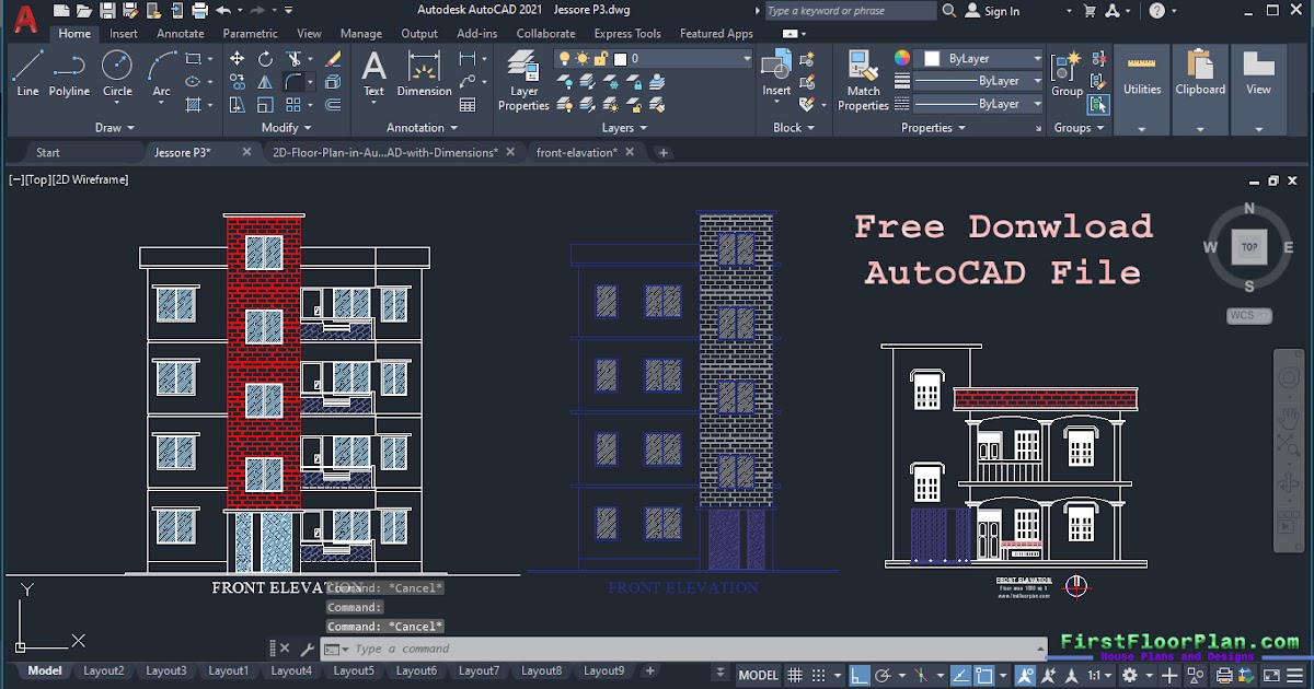 most-important-tips-to-draw-front-elevation-designs-in-autocad-first