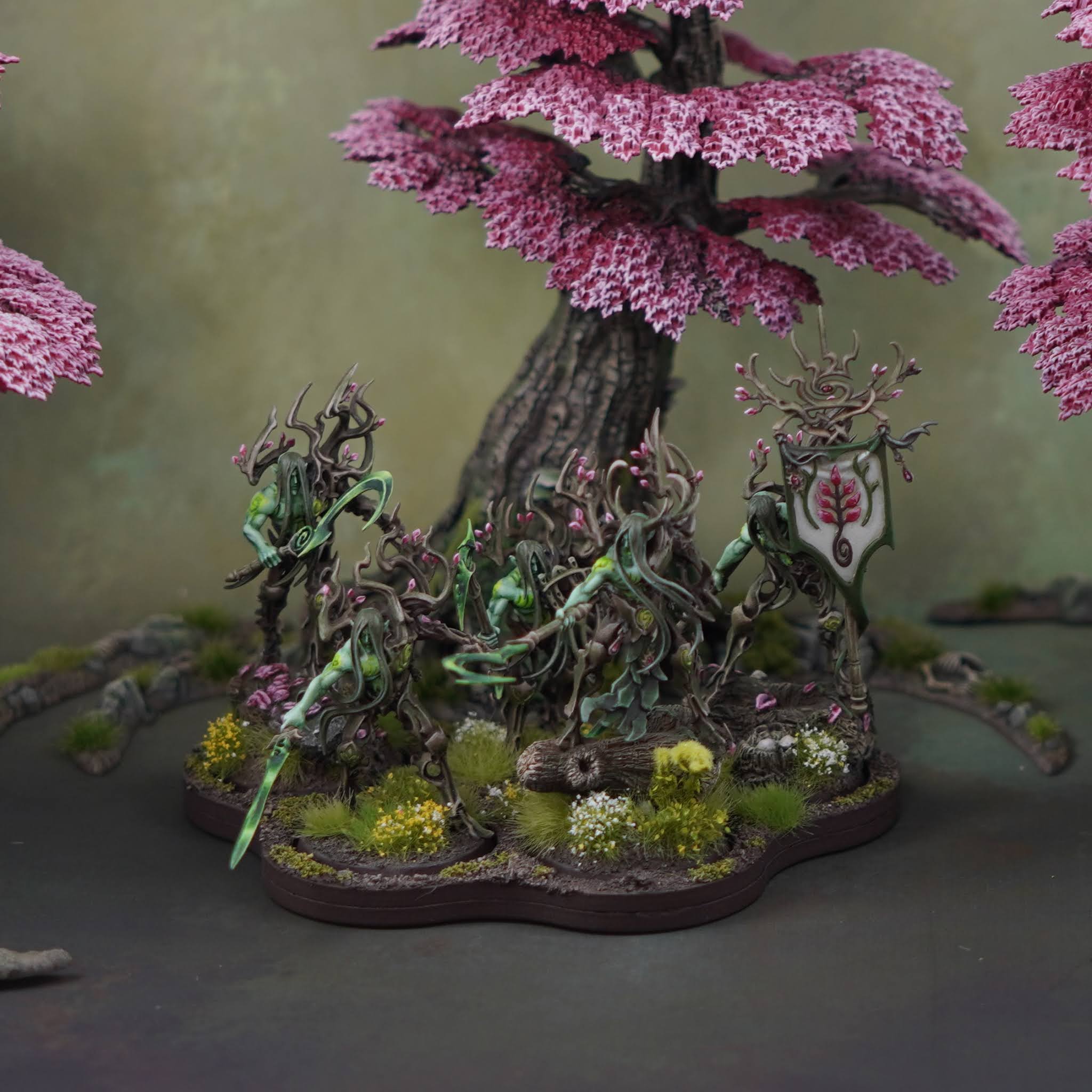 The Sylvaneth of the Cherry Blossom Grove