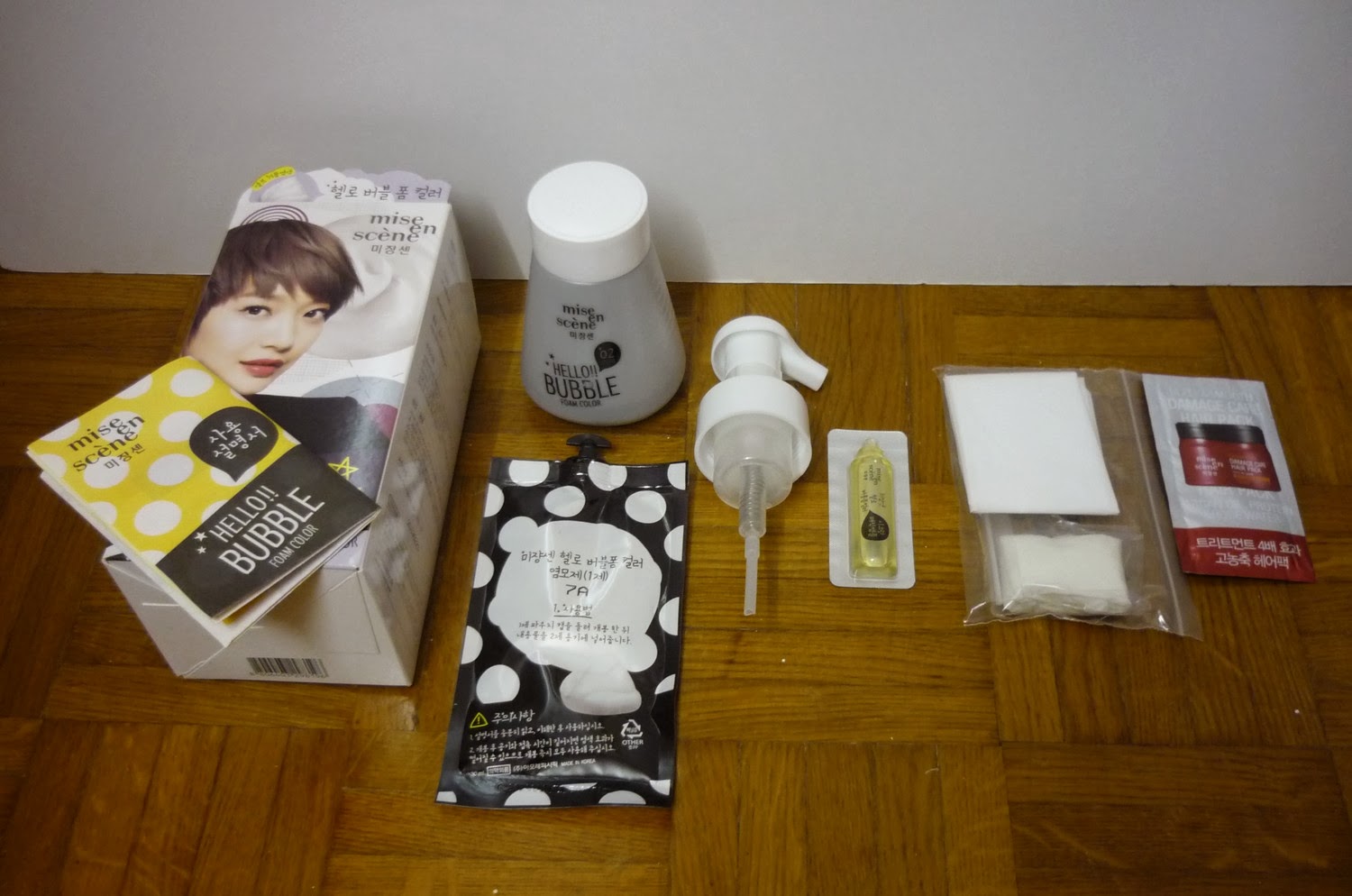 Hello Bubble Milky Ash color Hair dye [ REVIEW ]