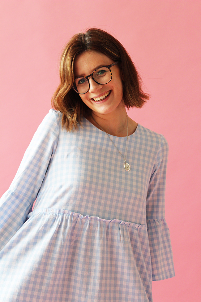 Team Buttons Indigo Smock Top and Dress Sewing Pattern - Tilly and the Buttons