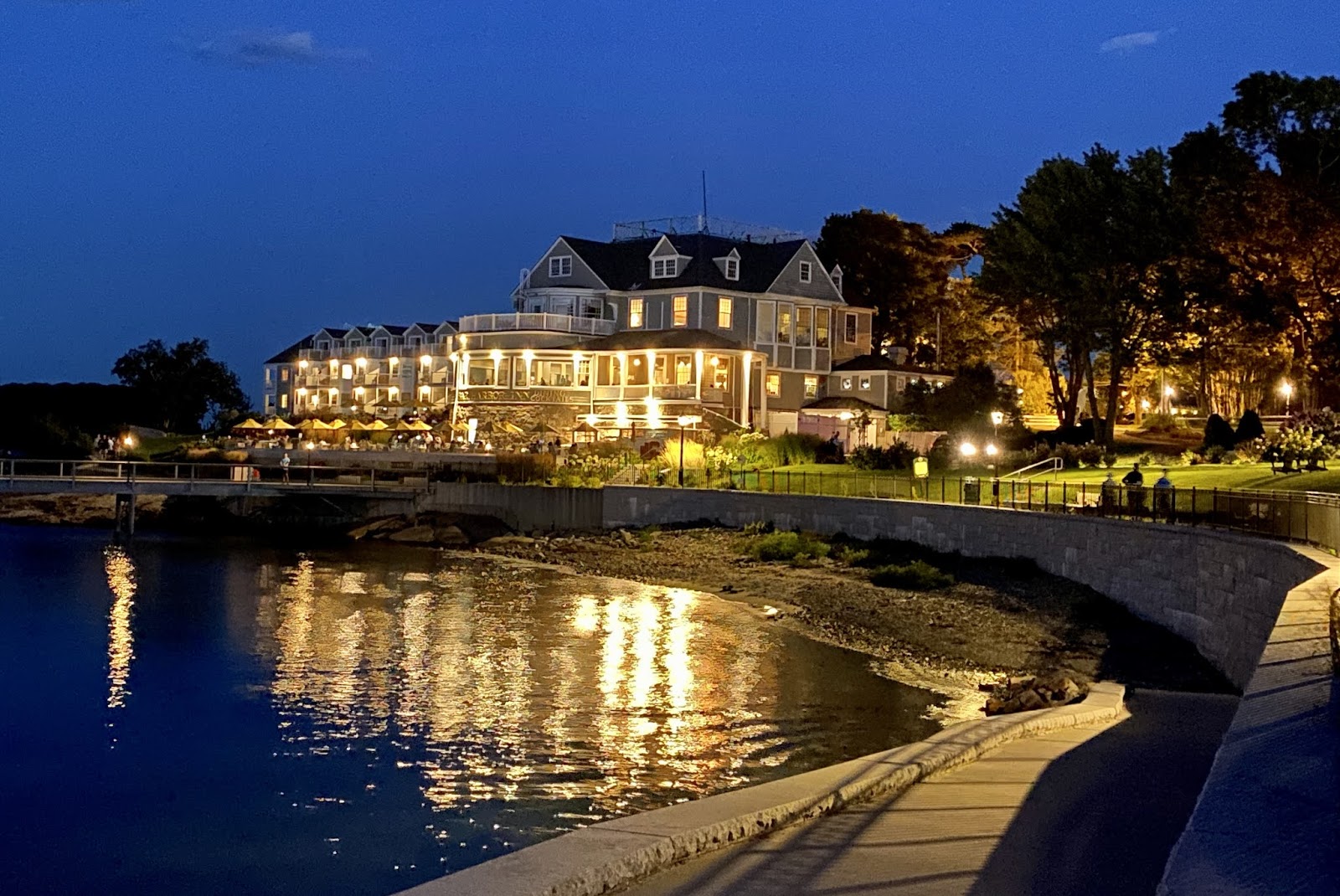 Permanent SAG Bar Harbor at night