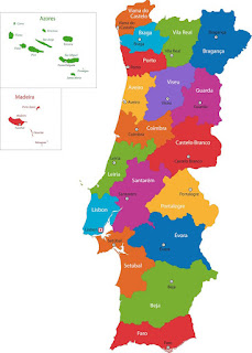 Map of Portugal