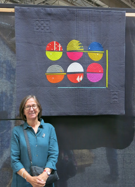 Macaroons by Sarah Hibbert and quilted by Christine Perrigo - Birmingham Festival of Quilts 2018