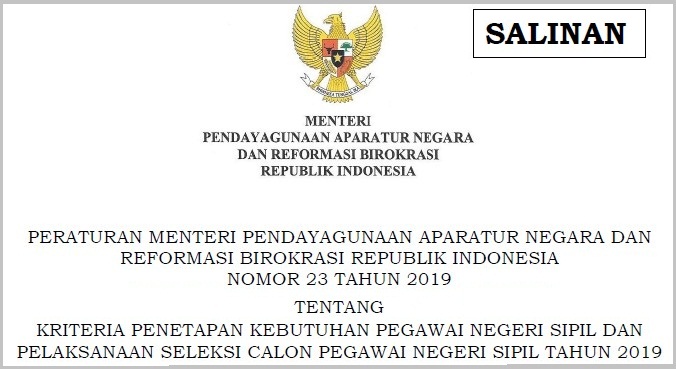Materi Twk Sesuai Permenpan Rb No 23 Tahun 2019 Pdf
