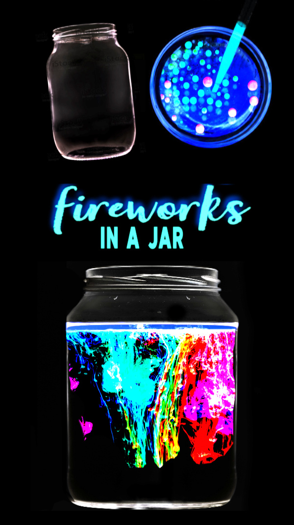 Fireworks In A Jar Science Experiment - Made In A Pinch