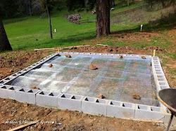 chicken coop hardware run cloth cement floor block coops backyard chickens pen leveled laid buried once