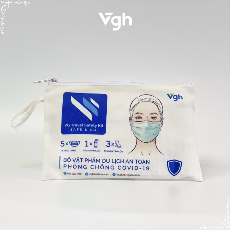 VG Healthcare Combo 2 Bộ vật phẩm du lịch an toàn phòng chống dịch COVID-19 16 17 1 tctshop vn