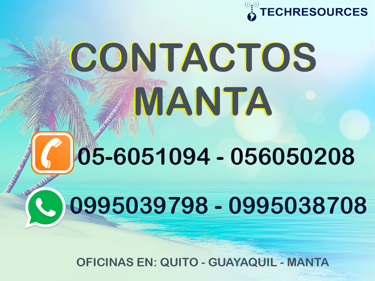 Techresources Sucursal Manta Números de Contacto Somos