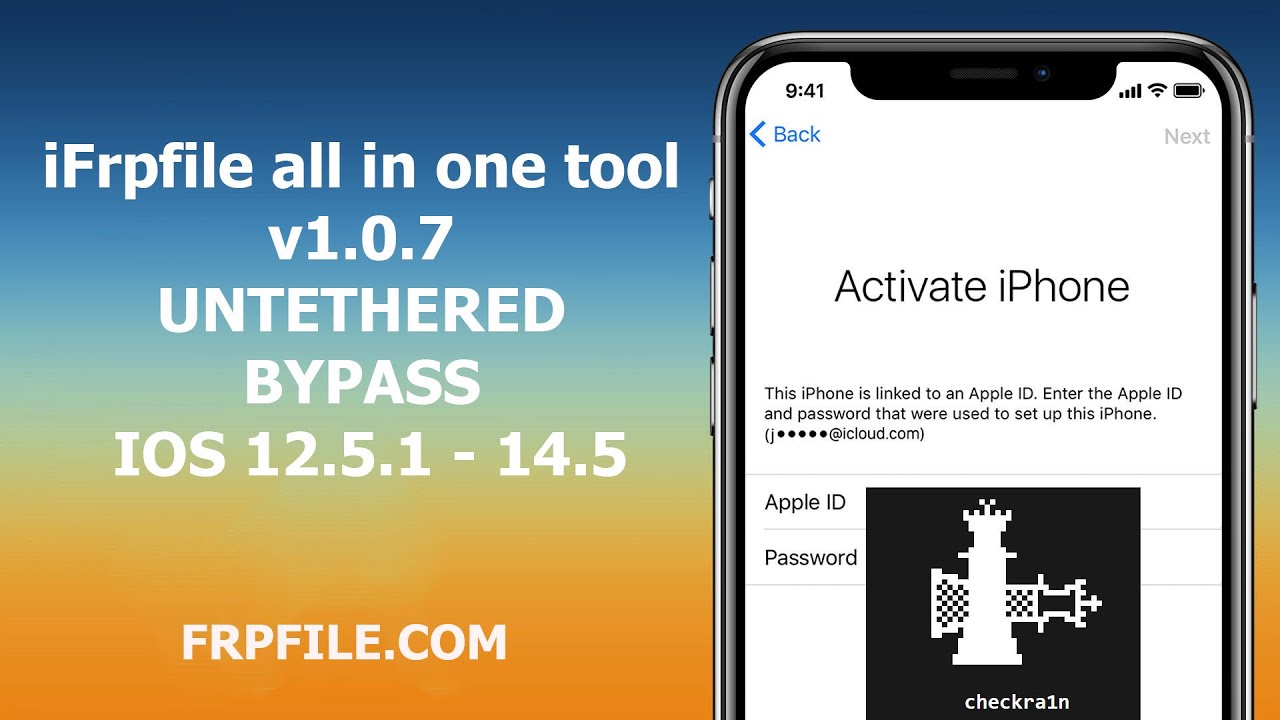 Unlock IPhone ICloud ID And Removed Activation Lock IOS 12 TO IOS 14.4