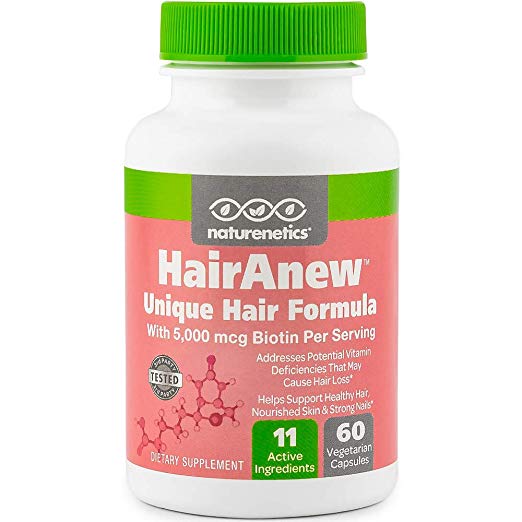 Hairanew Unique Hair Growth Vitamins With Biotin Tested For