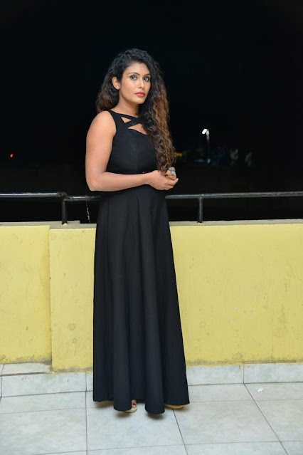 Tollywood Actress Radhika Beautiful Pics in Black Dress 29