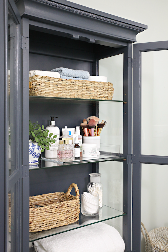 a walk through: Bathroom Shelving DIY