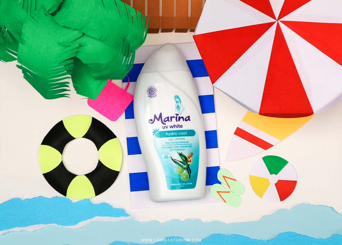 Marina Uv White Hydro Cool Gel Lotion Bye Kulit Kering Labollatorium Comlabollatorium Com