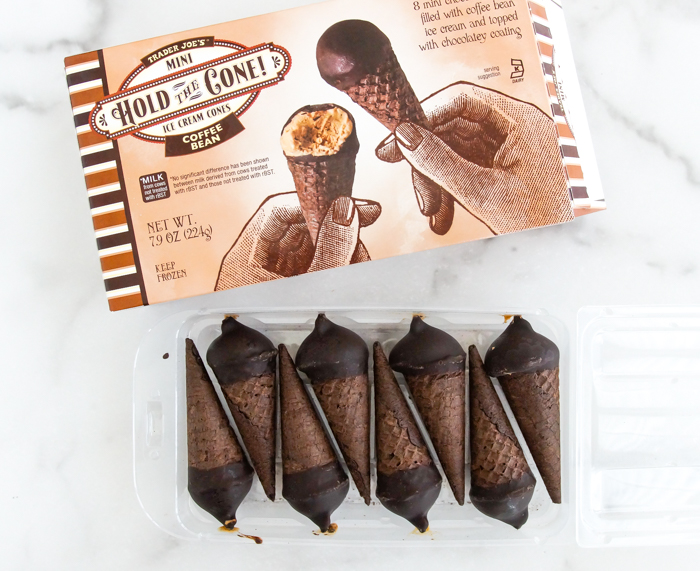 Sweet on Trader Joe's Coffee Bean Mini Hold the Cone Ice Cream Cones Bake at 350°
