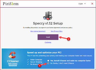 program speccy program speccy