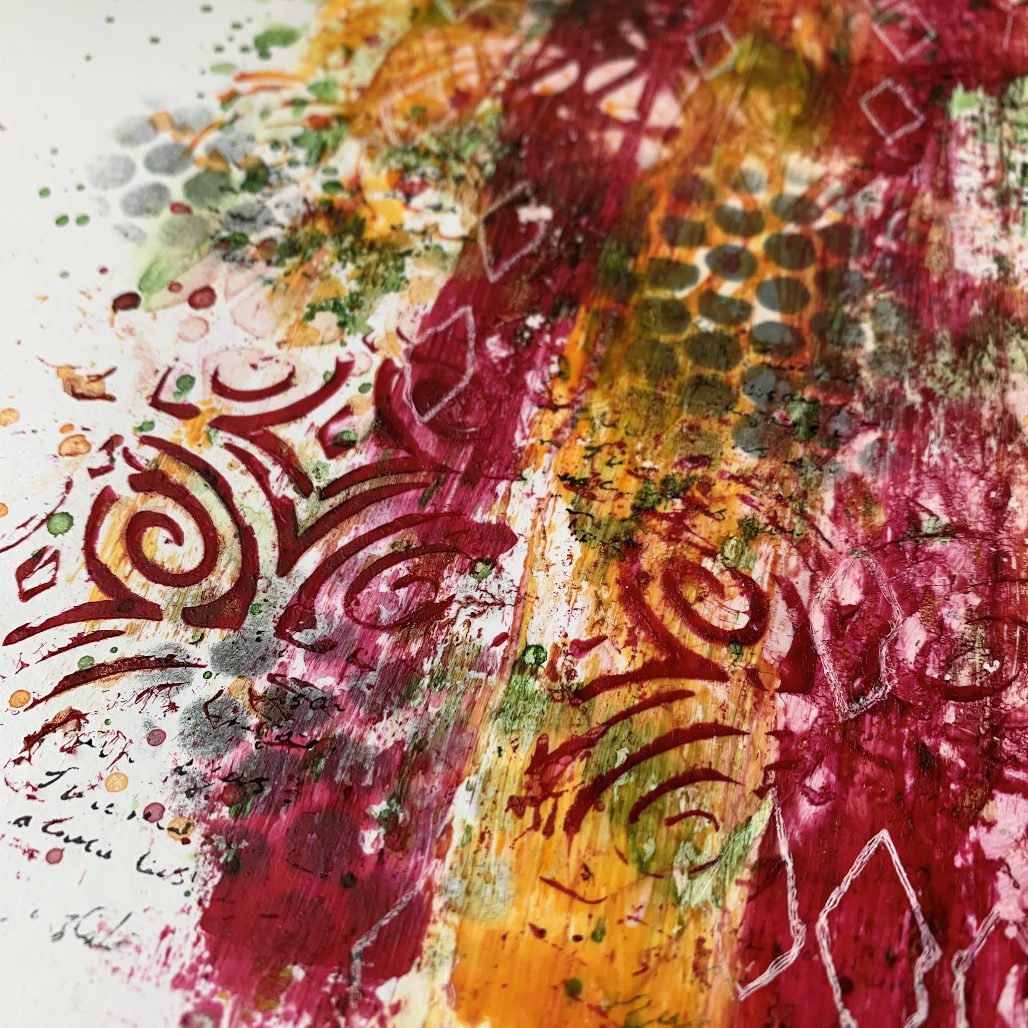 StencilGirl® Talk: From Diary to Art Journal: Creating Veils of Memory with  Gel Resist on Rice Paper