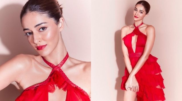 Ananya Panday's Breathtaking Look In Red Ruffle Dress Is Like A Cherry On Cake.