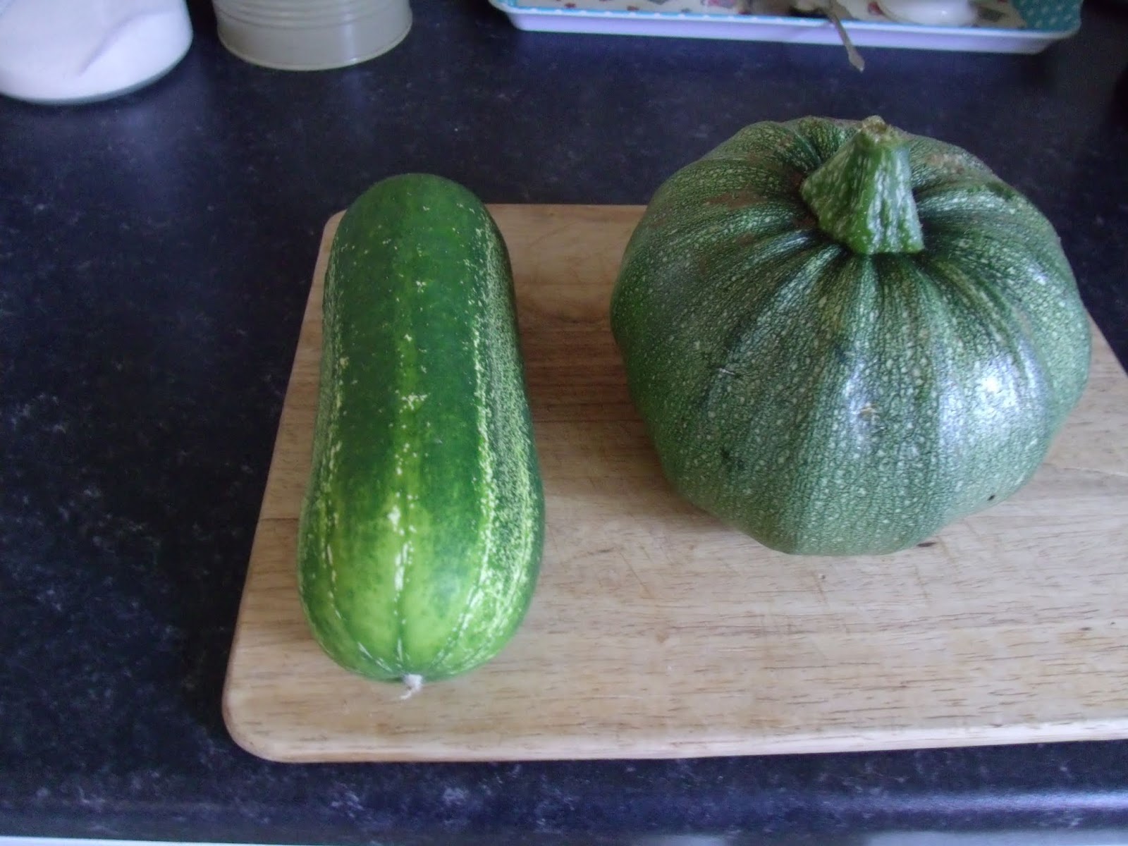 First Courgette and Cucumber of the year