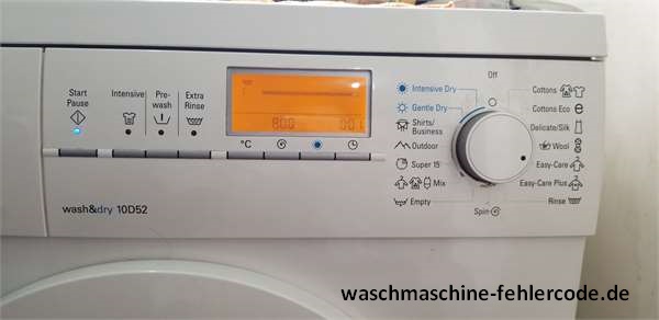 Siemens Waschmaschine Fehlercode Liste Detaillierte Vollstandige Liste Waschmaschine Fehlercode