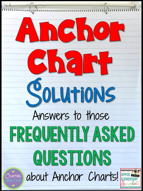 Answers for your anchor chart questions! Check out these anchor chart ideas to make them as effective as possible in your classroom.