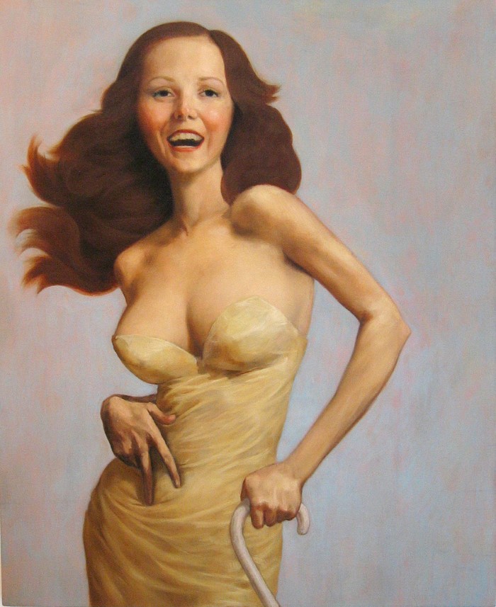 Гротескное изображение различных частей тела. John Currin