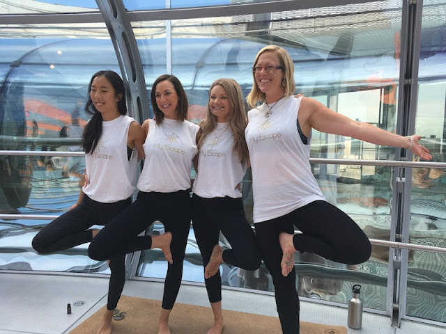 Yoga in the sky on the i360 with MyEscape and Nine Lives Yoga Yoga in the sky on the i360 with MyEscape and Nine Lives Yoga