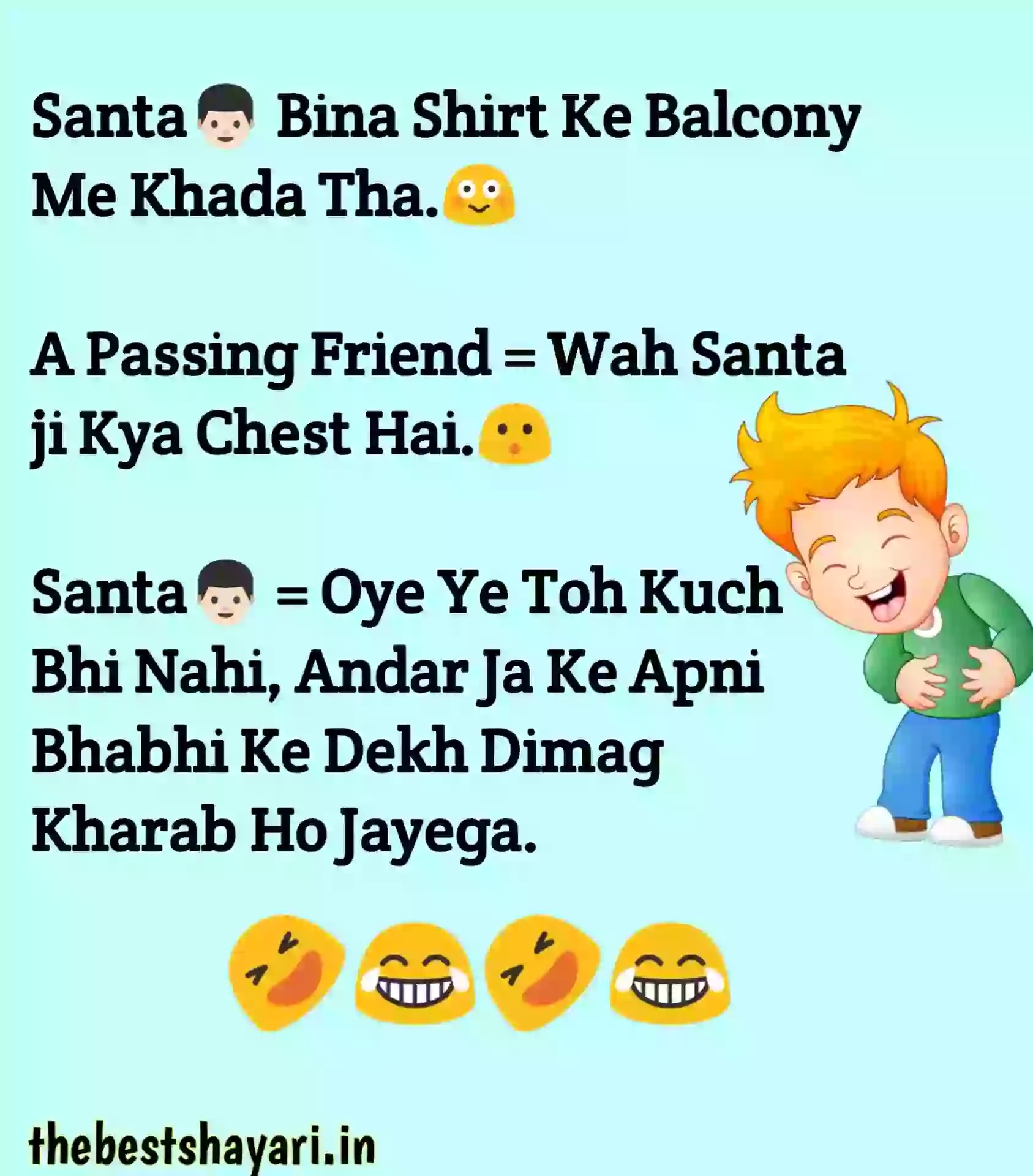 Non veg jokes Santa banta