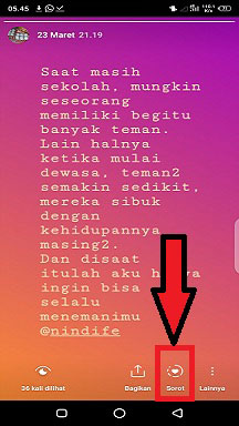 Cara Melihat InstaStory Yang Sudah Lama Hilang & Membuat Sorotan - WAFBIG
